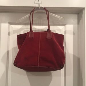 Red Suede Bag